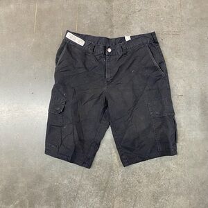 Dickies Black Cargo Utility Shorts Mens 32x30